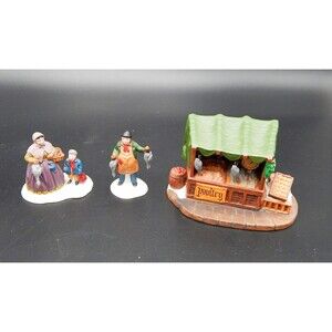 Dept 56 Heritage Village Poultry Market Accessory #5559-0 Chicken Handpainted
